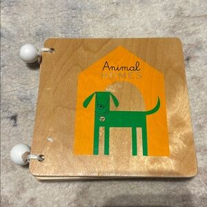 Animal Homes Wooden Book
